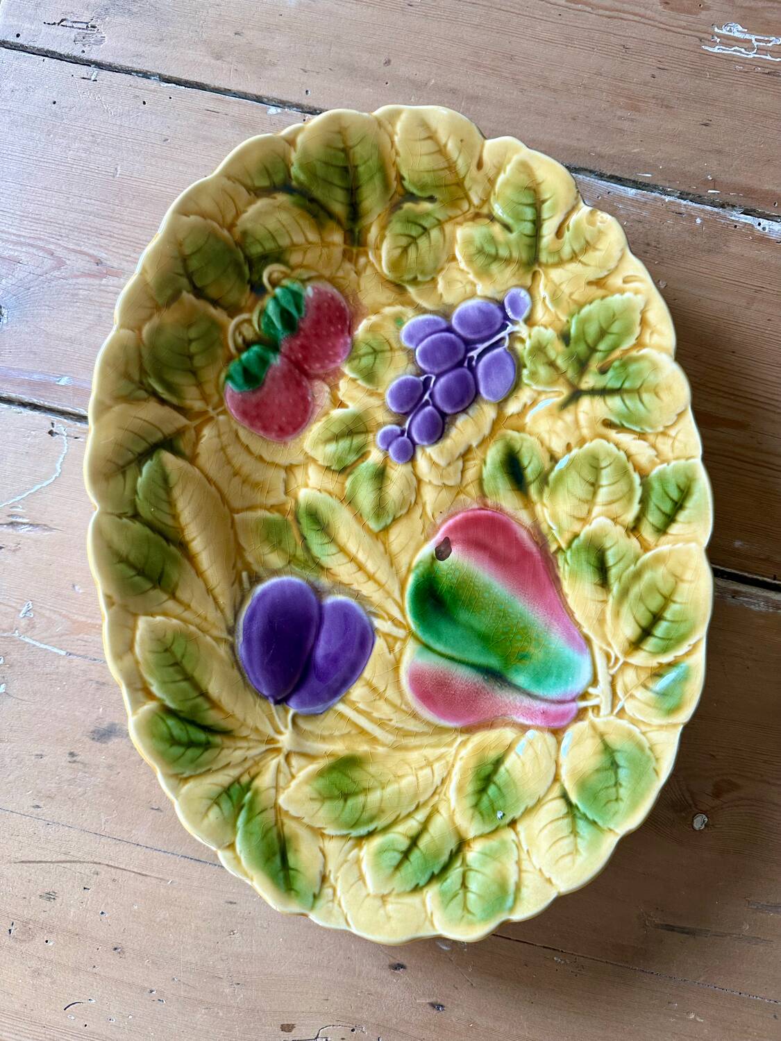 Sarreguemines slip dish