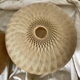 Pair of Scandinavian ball pendant lights