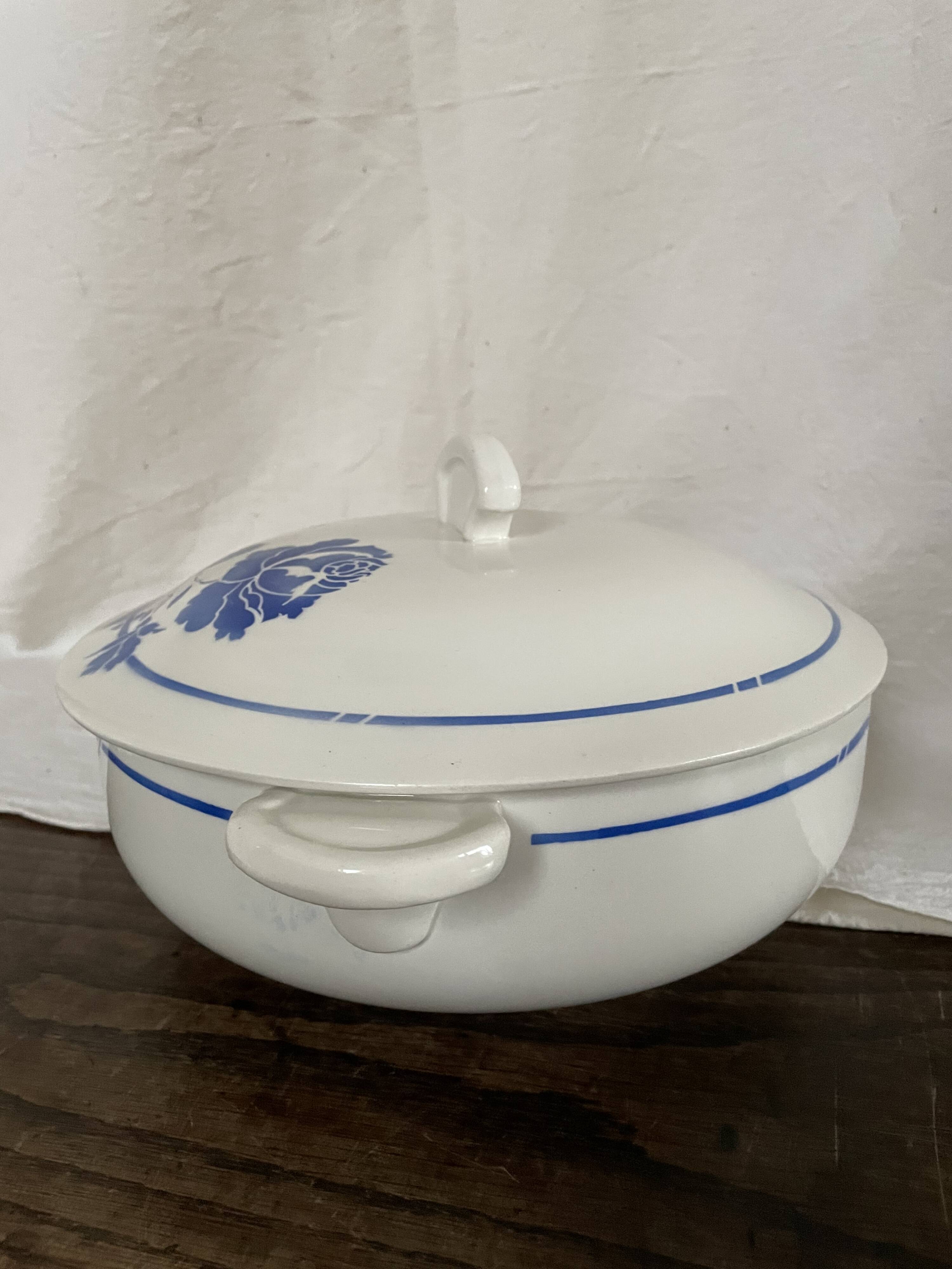 Moulin des Loups and Hamage earthenware tureen