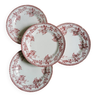 Antique HB & Cie dessert plates, Paris