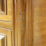 Art Nouveau Mahogany Desk Plate by Emile Gallé