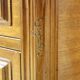 Art Nouveau Mahogany Desk Plate by Emile Gallé