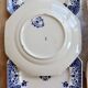 6 dessert plates ironstone Longchamp Rouen 19th century