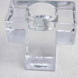 Bougeoir photophore en verre