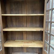 Display Cabinet Silver Cabinet Bookcase Provence Rocaille Louis XV Carved Oak 1920