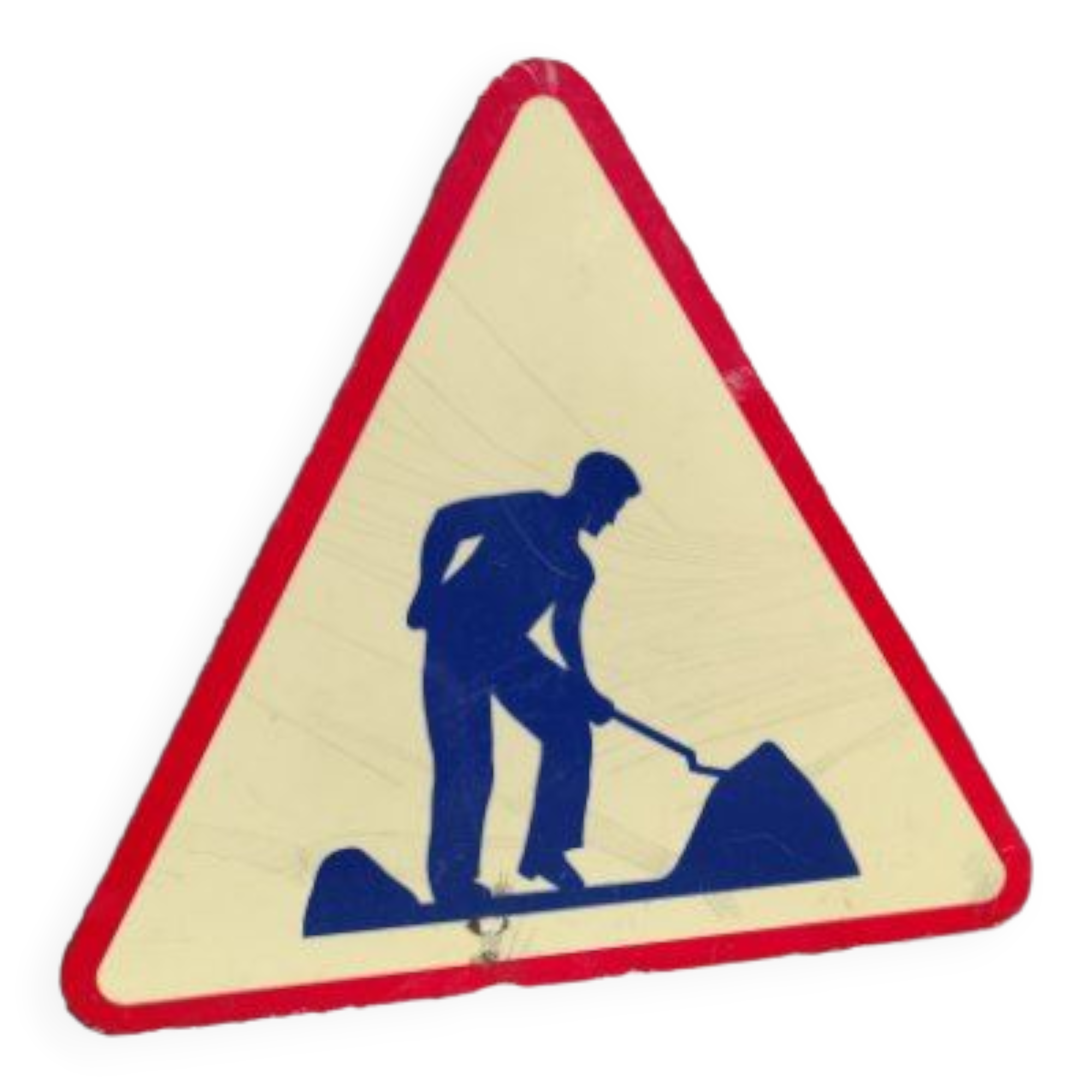 Construction sign Vintage works