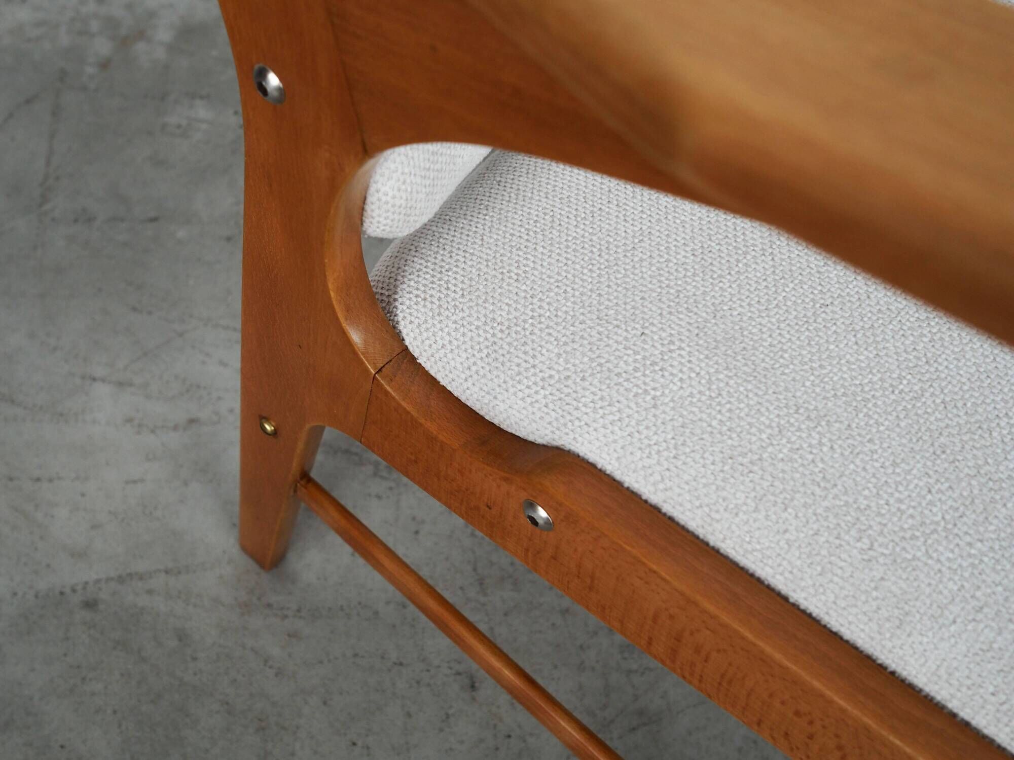 Scandinavian beech armchair, Arne Hovmand Olsen, A. R. Klingenberg & Son