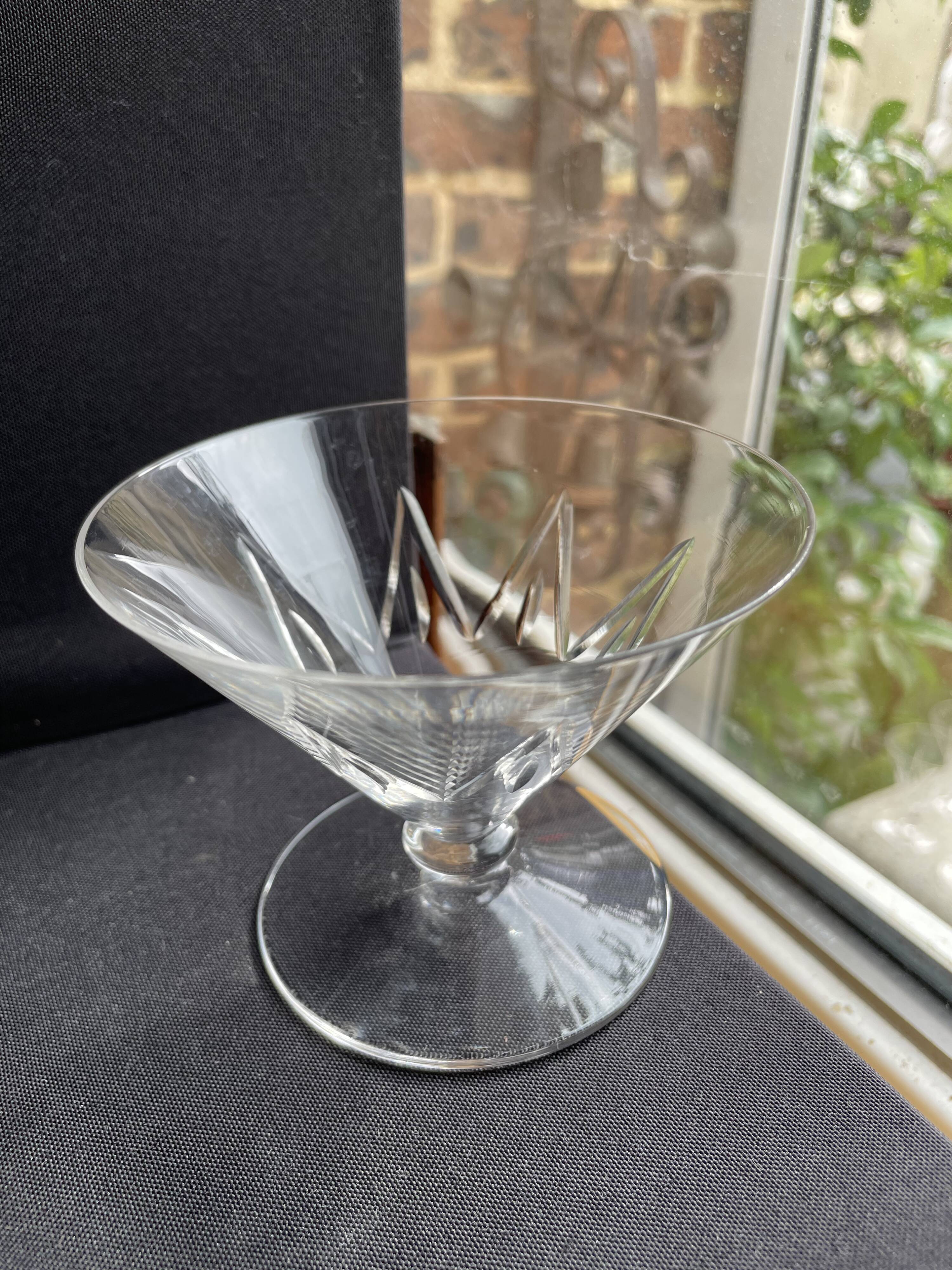 6 Champagne glasses – Saint Louis Bossuet service size 10406