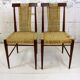 A pair of chairs by rudolf frank for lucas schnaidt, germany 1962
