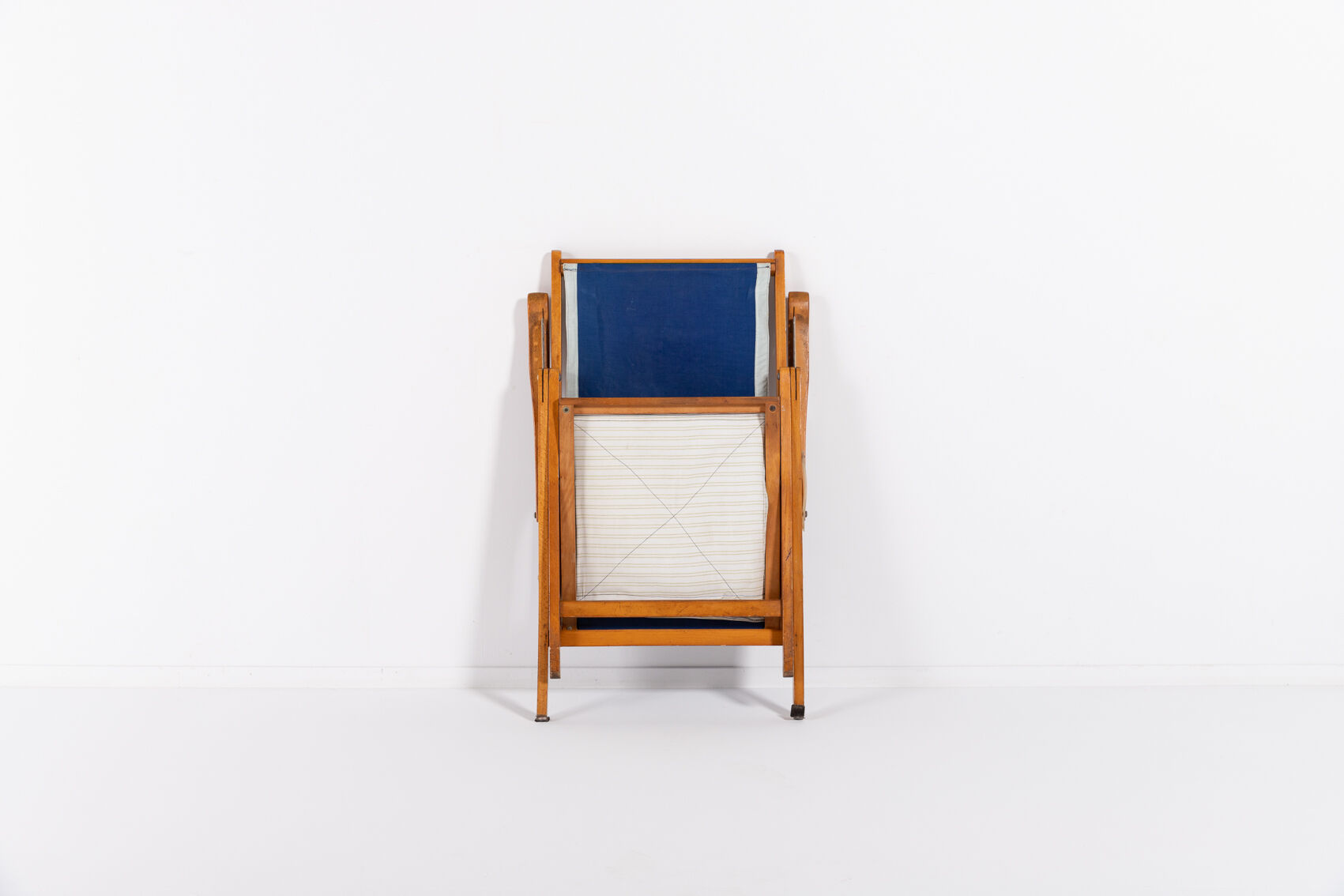 Italian foldable chaise longue by Fratelli Reguitti 1960