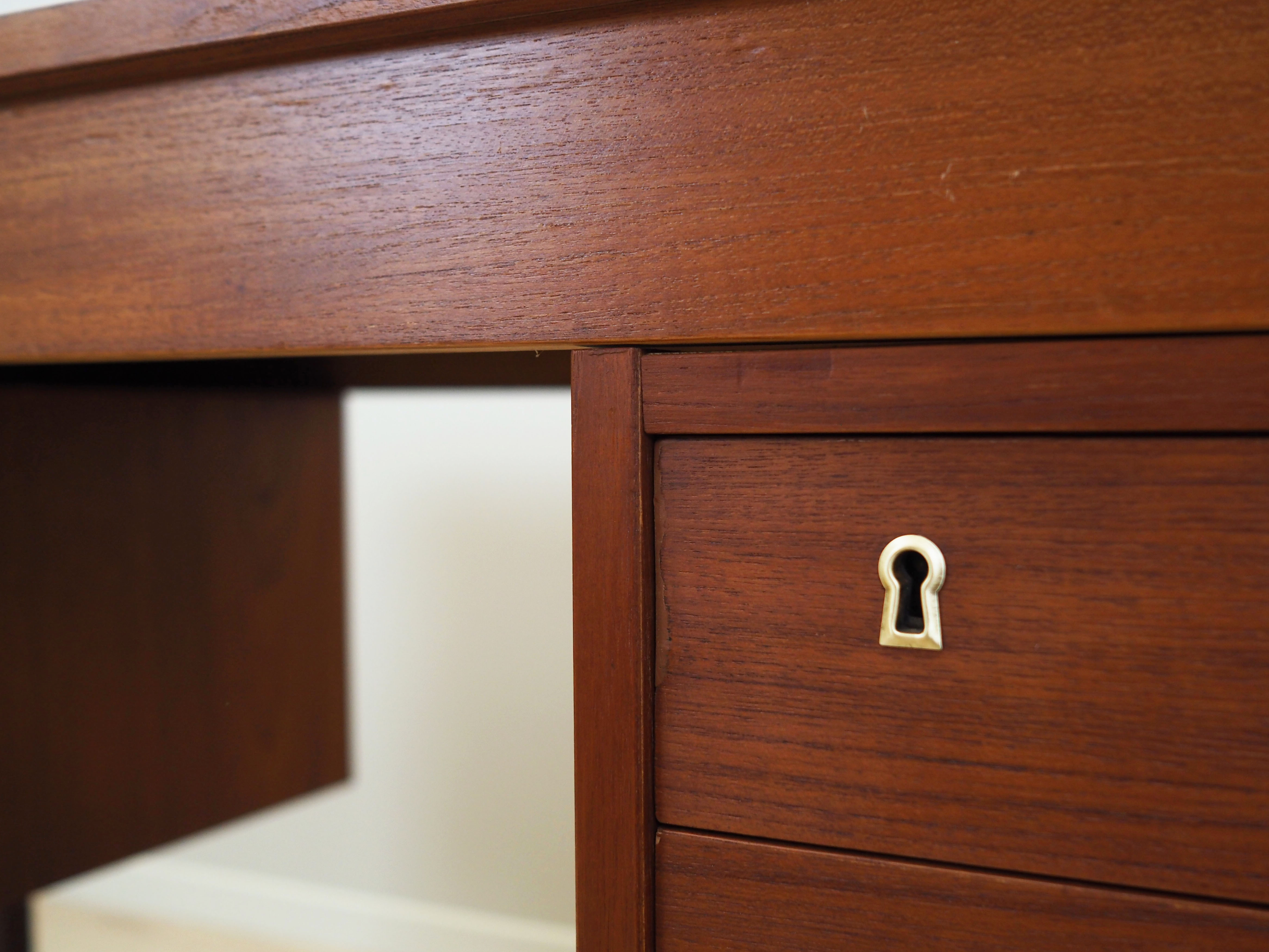 Teak desk, Danish design, 1970s, made in Denmark