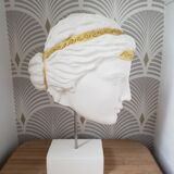 Greek woman's head in plaster