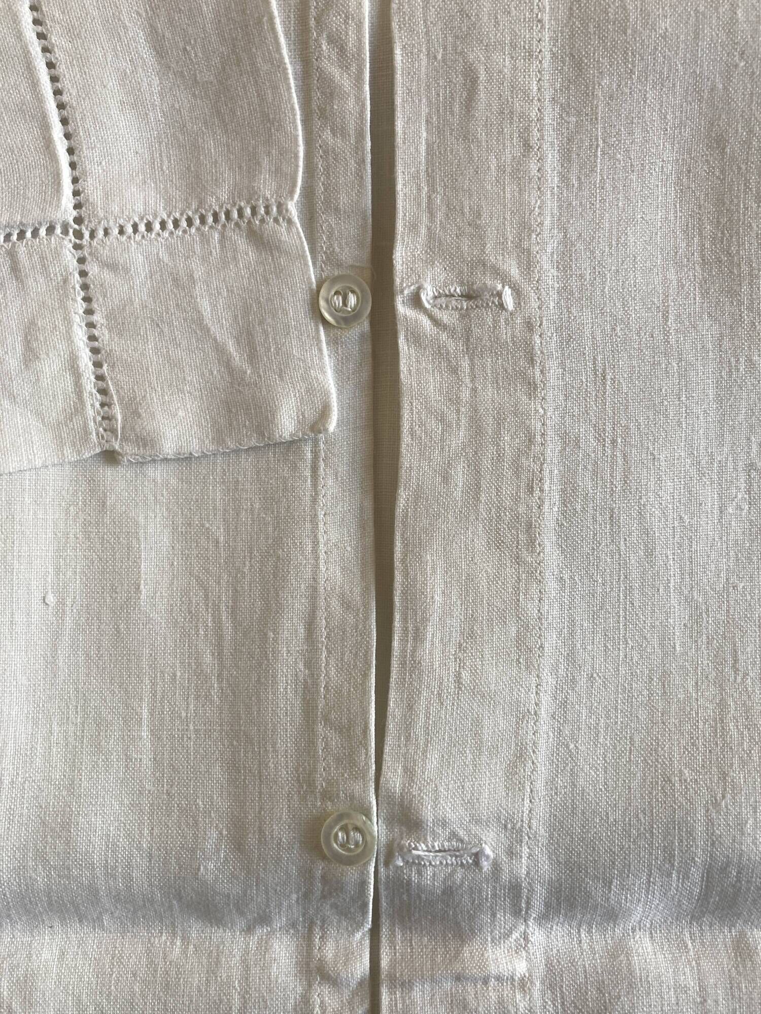 Pair of reserve pillowcases in linen thread to days without monogram