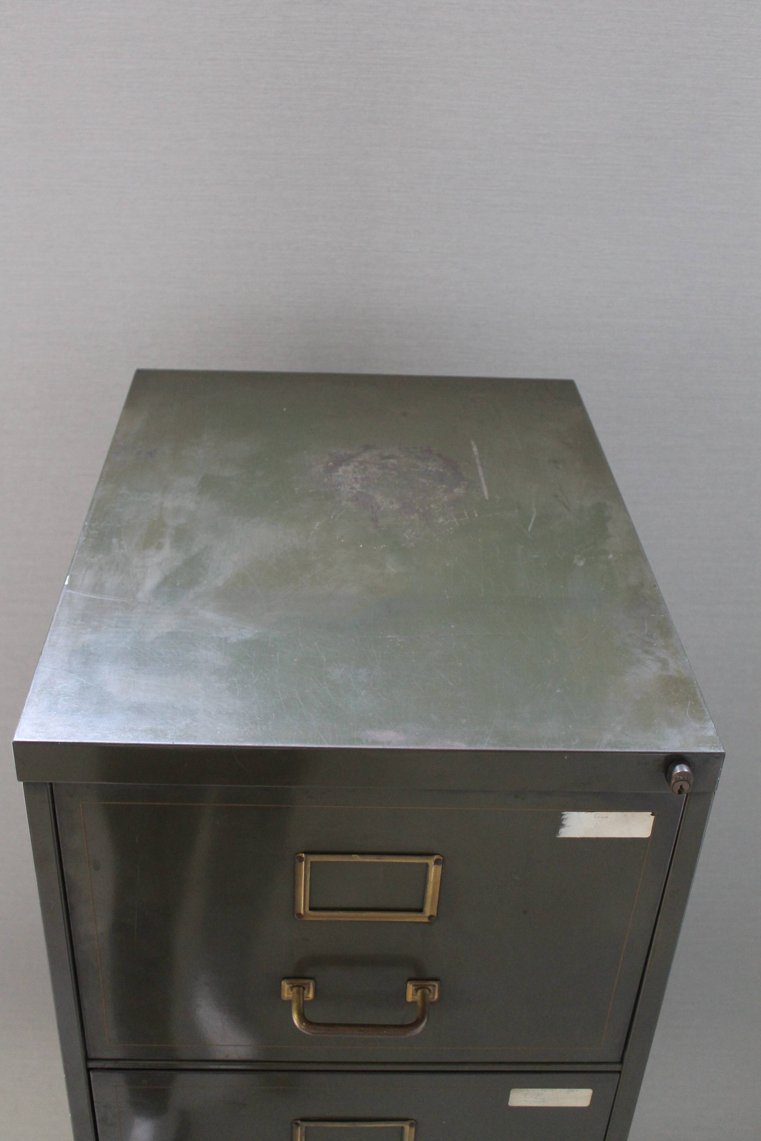 Industrial metal locker, circa 1950