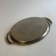 Vintage service tray Alessi Italy 28/10 stainless steel with handles