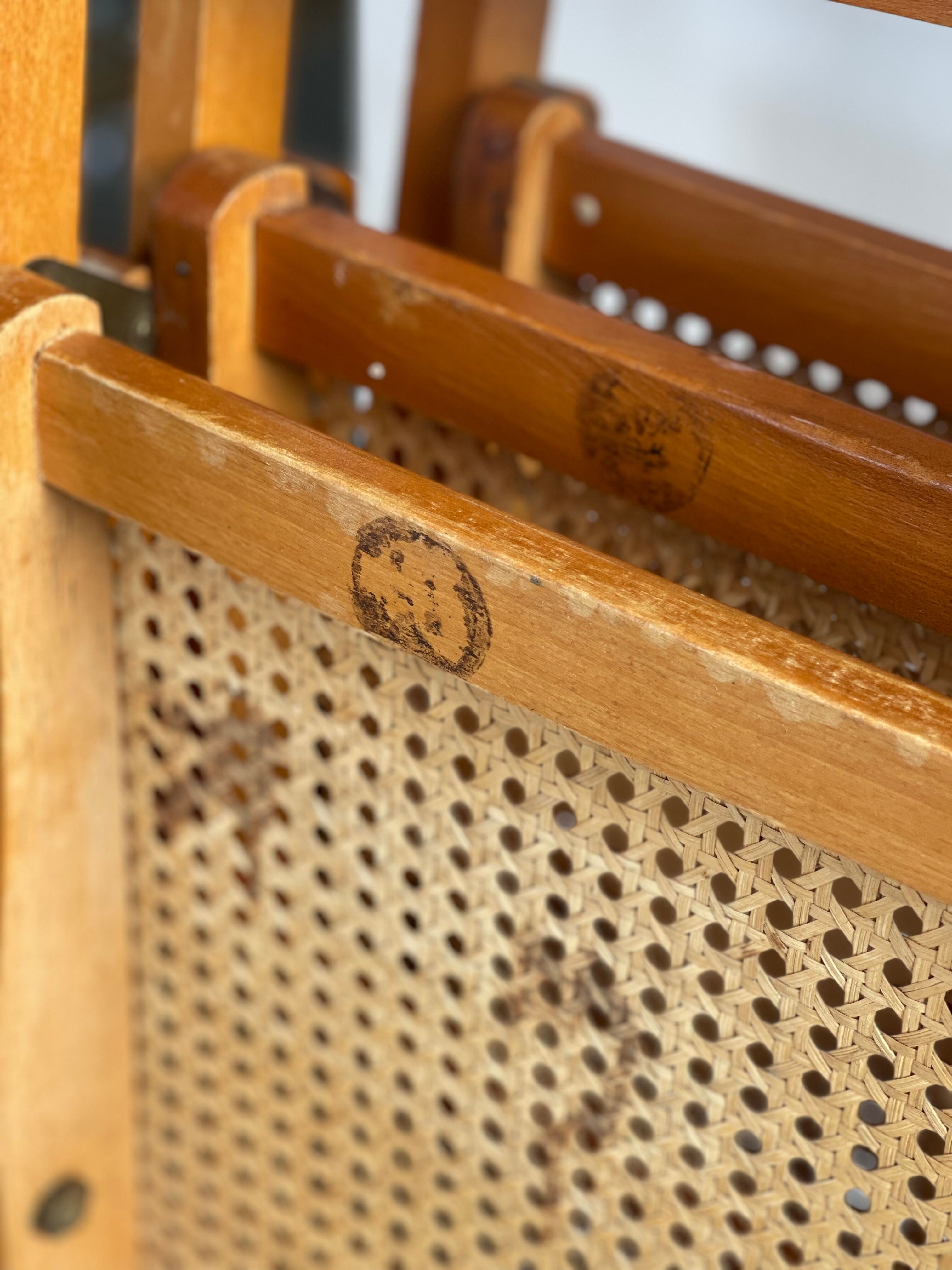 3 folding chairs 1970