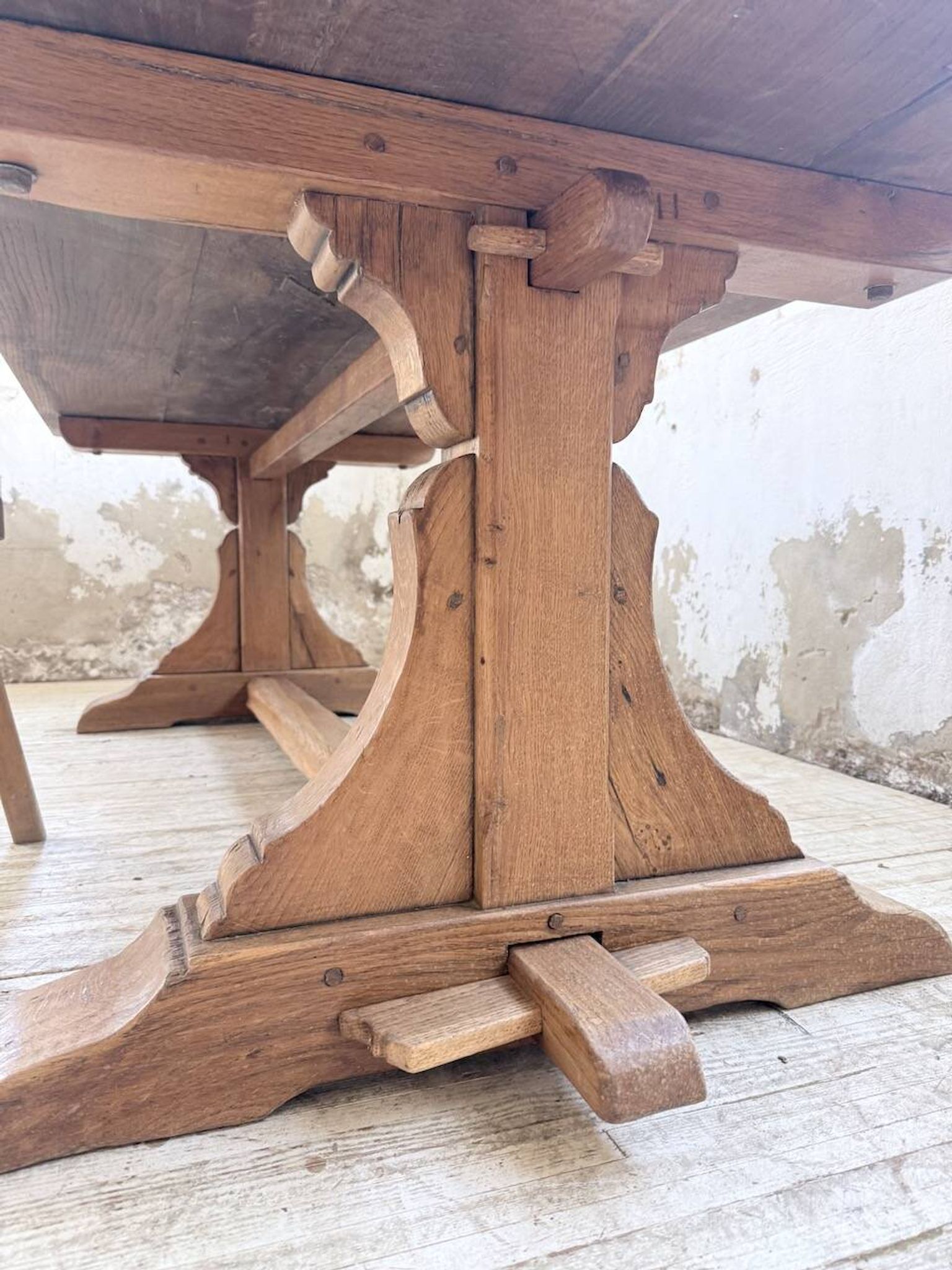 Table monastère chêne 1950 XXL