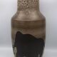 Saint clement ceramic vase with rock decoration 1950/60 38 cm