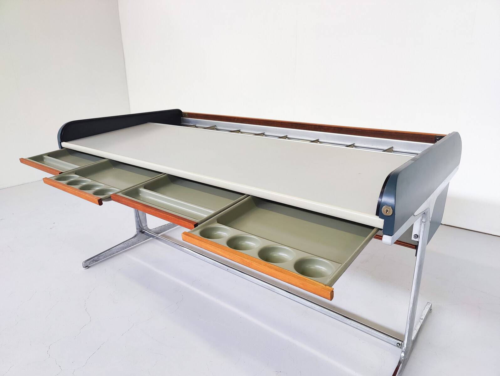 Mid-Century Modern Action Office Desk by George Nelson for Herman Miller, 1960s