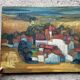 Huile sur toile C. Lapicque