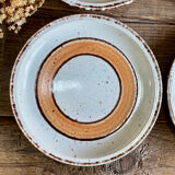 6 vintage Gien plates