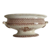 Antique vegetable dish in English ironstone "Princess Alexandra"