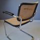 Chaise S64 noire, Marcel Breuer pour Thonet, 1981