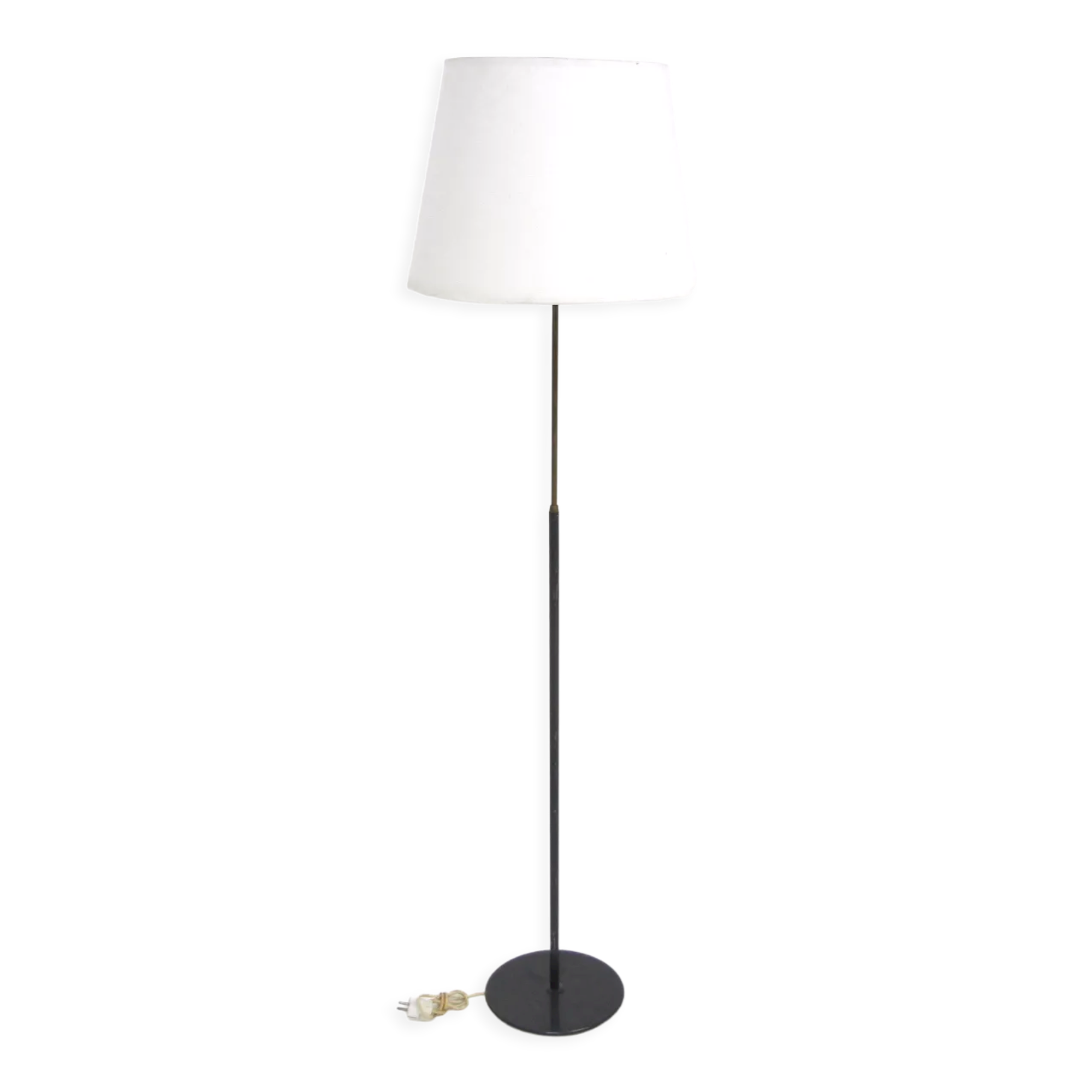 Scandinavian metal floor lamp, Bergboms, Sweden, 1950