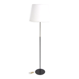 Scandinavian metal floor lamp, Bergboms, Sweden, 1950