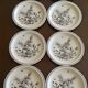 8 flat plates W.H. Grindley "Pinewood"