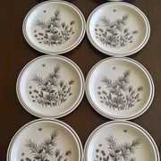 8 flat plates W.H. Grindley "Pinewood"