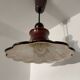 70s ceramic flower pendant light
