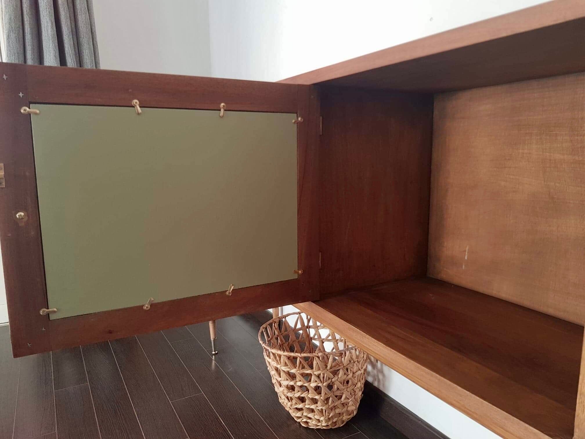 Walnut and canning sideboard