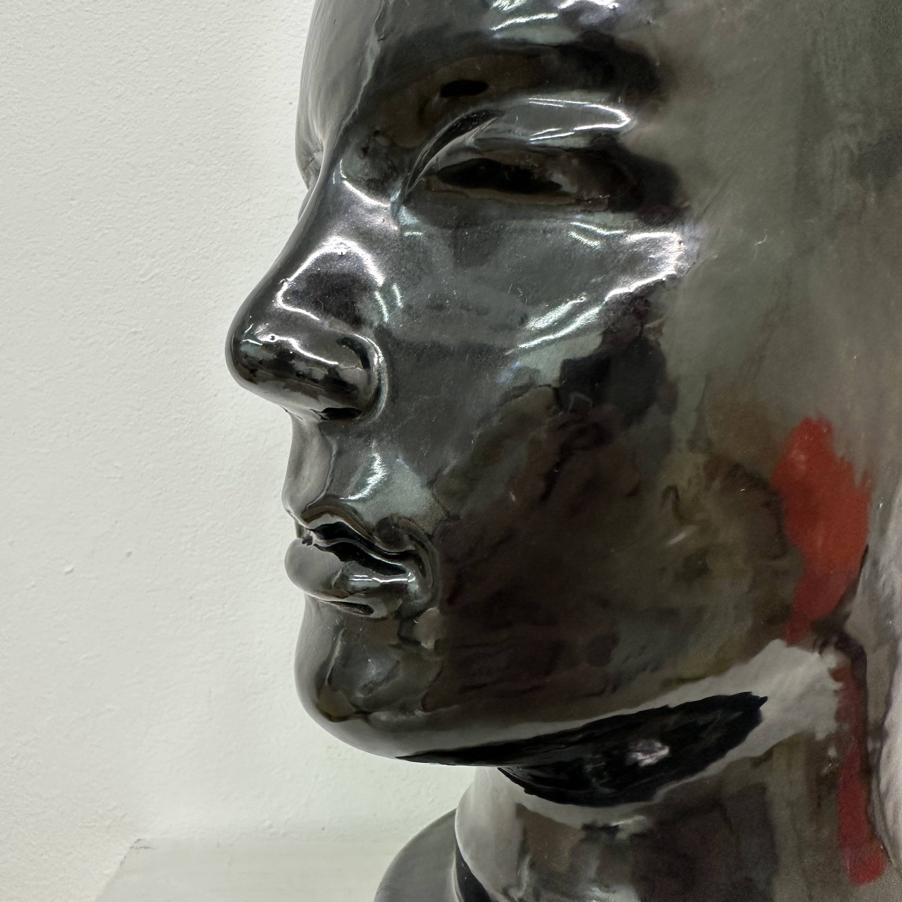 Mid-Century Ceramic mannequin Head from Scheurich West Germany , 1970s