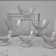 Lot de 6 coupes à champagne en cristal