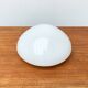 German mid-century modern glass ceiling lamp 961 by Wilhelm Wagenfeld for Lindner, 1950s.