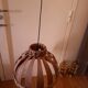 Scandinavian wooden slat suspension