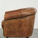 Vintage sheepskin clubchair in a beautiful cognac colour with a sturdy look