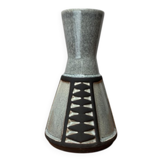 Ceramic vase from the Danish mid-century studio of Frank Keramik, 1960s.