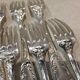 6 silver plated table forks by Christofle Chrysanthemum