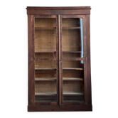 Louis-Philippe display cabinet in walnut