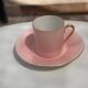 Vintage "Mix and Match" coffee cup set, Sologne porcelain