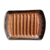 Vintage french asparagus tray, majolica of Sarragamines