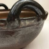 Belgian stoneware dish signed