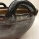 Belgian stoneware dish signed