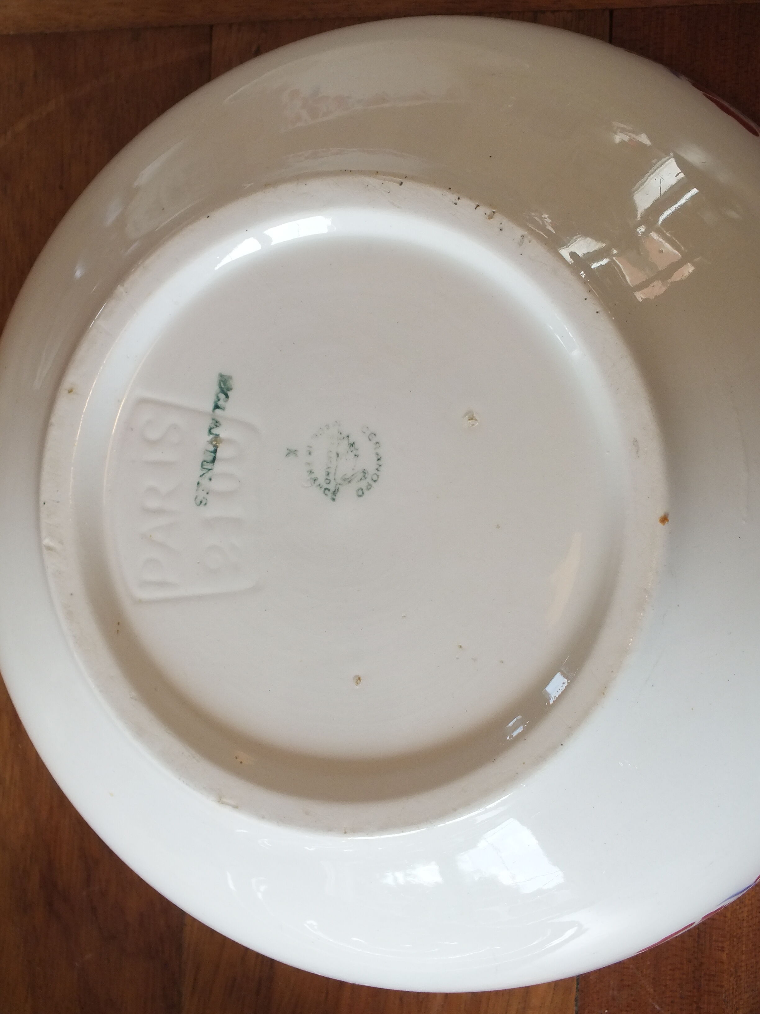 Soupière Légumier Céranord - Saint Amand modèle Eglantines +