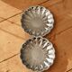 Coupelles vintage acier inoxydable style bistrot