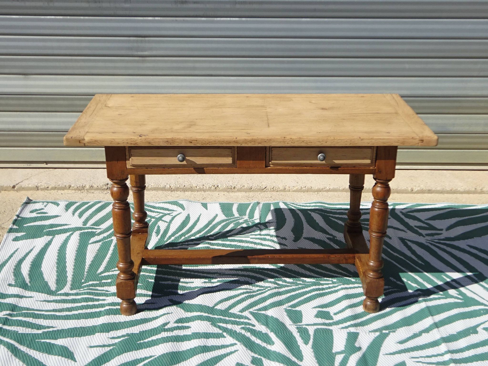 Table bureau en chêne masssif
