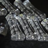 12 Fischer Bavaria crystal knife holders