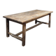 Table de ferme 1900 en chêne "Ruoms"